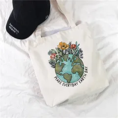 Pattern Large-capacity Environment-friendly Shopping Bag Large-capacity - U-One Size - View 1