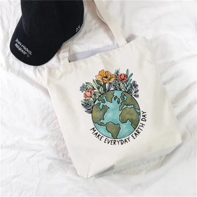 Pattern Large capacity Environment friendly Shopping Bag Large capacity U One Size - Shop at LoveMi