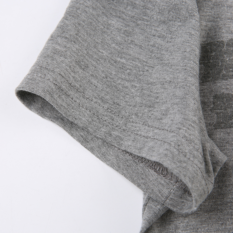 Do Old Alphabet Print Five Star Dart Head Short Sleeve