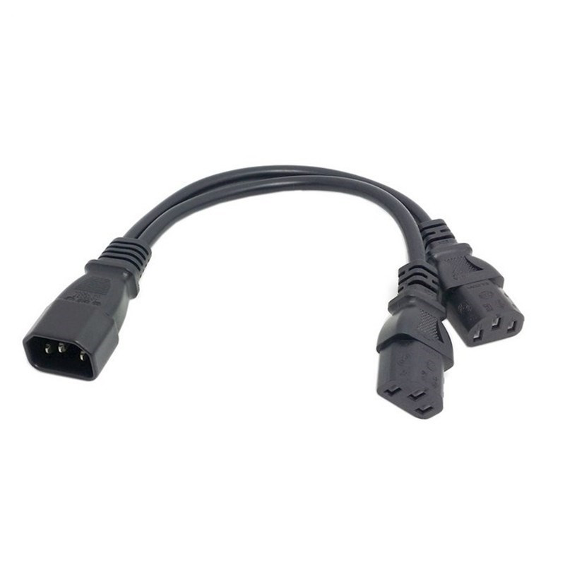 Y Splitter Adapter Cable Single C14 To Dual C13 513R 35 Cm - Image 2