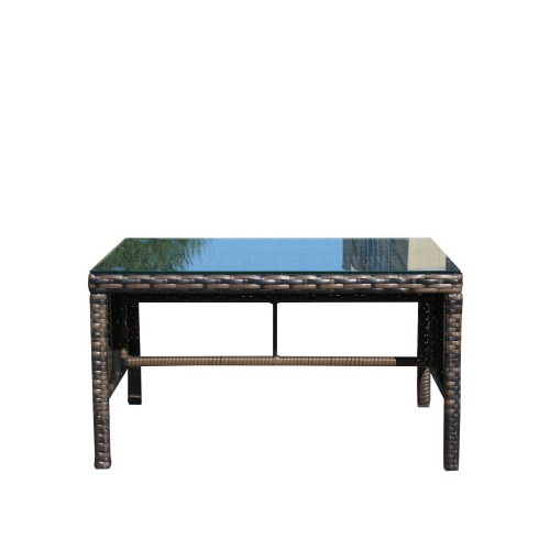 Outdoor Patio Furniture 1 Coffee Table With Clear Tempered Glass — foto 2