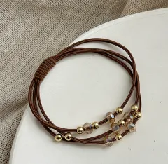 Durable Hair Rope Adult Hair Elastic Band - Coffee - View 1