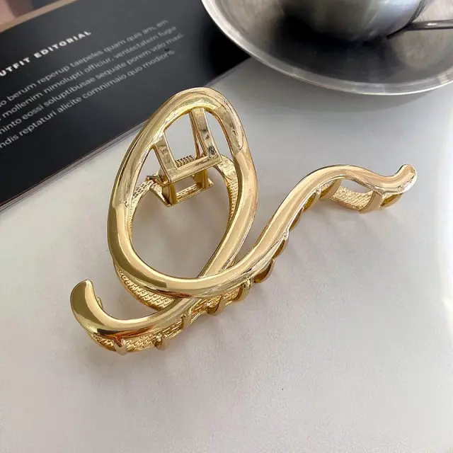 Temperament Senior Sense Of Hair Clip Back Of The Head To Grab Q Gold - Shop at LoveMi