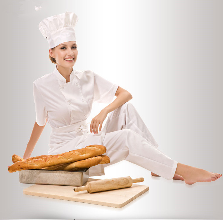 Long Sleeved Winter Clothing Hotel Kitchen