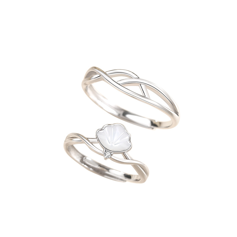 Title 5, Fritillary Couple Ring Sterling Silver