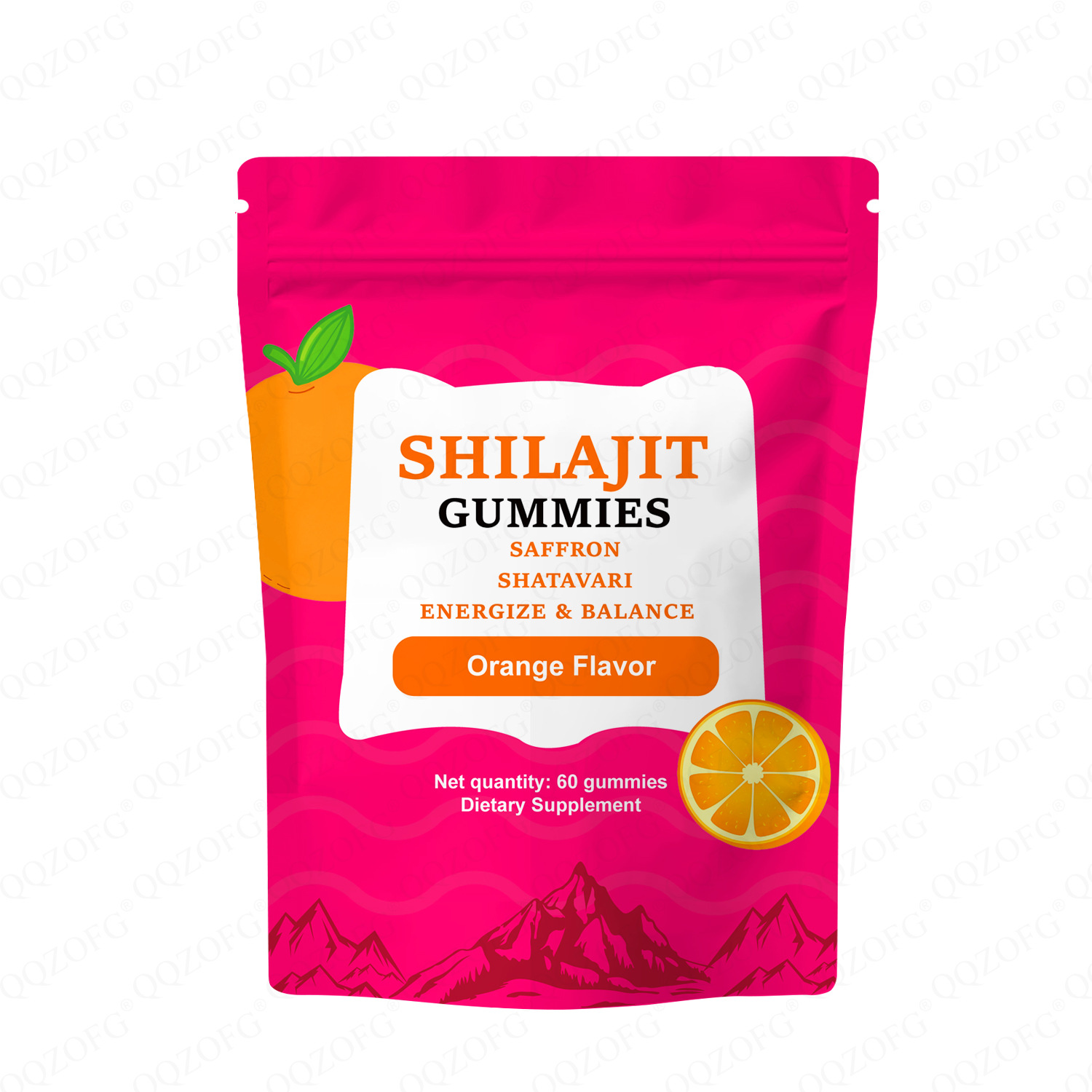 Shilajit Gummies Orange Flavor 60 Gummies 60 Gummies - Shop at LoveMi