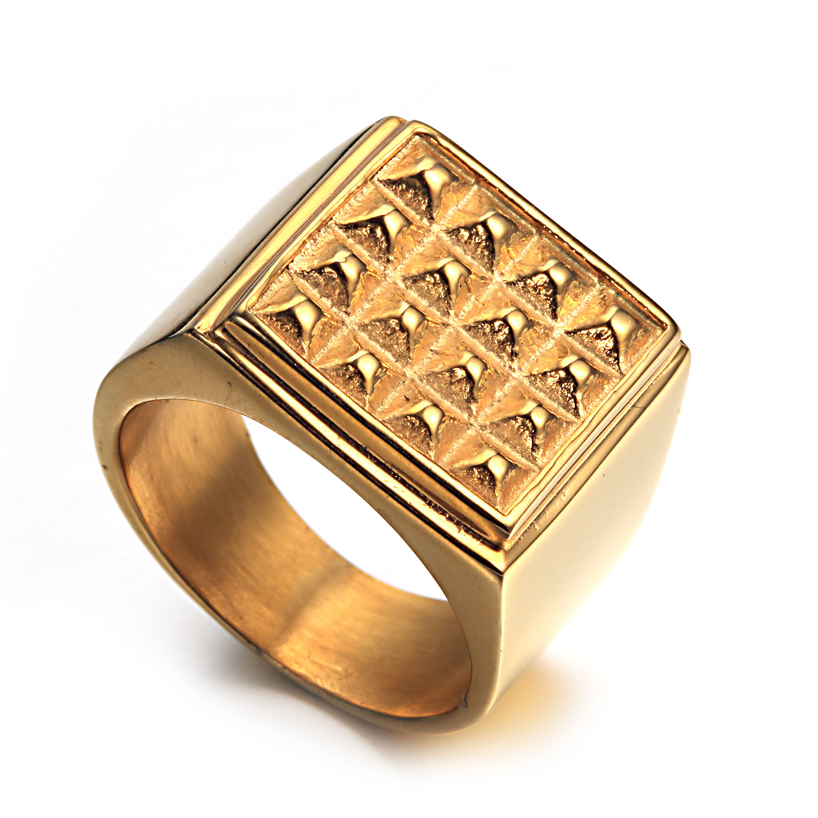 Stainless Steel Simple Domineering Ring