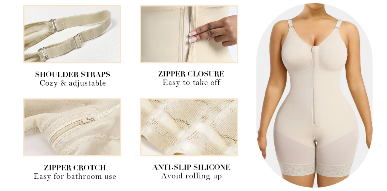 Fajas Colombian Postpartum Shapewear For Women Tummy Control Butt Lifter Body Shaper With Zipper Crotch 23 765bb994 7dd4 4aec a06d 363fd68044f1