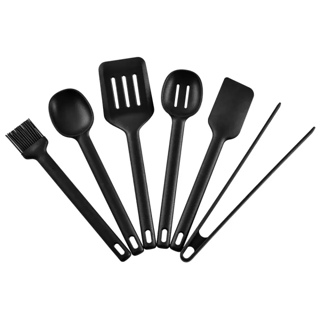 Six Piece Silicone Kitchenware Set Black - Shop at LoveMi