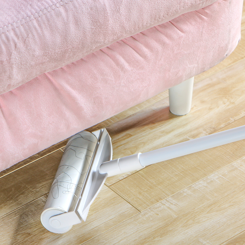 Long Handle Telescopic Tear-Off Hair Remover Roller Floor