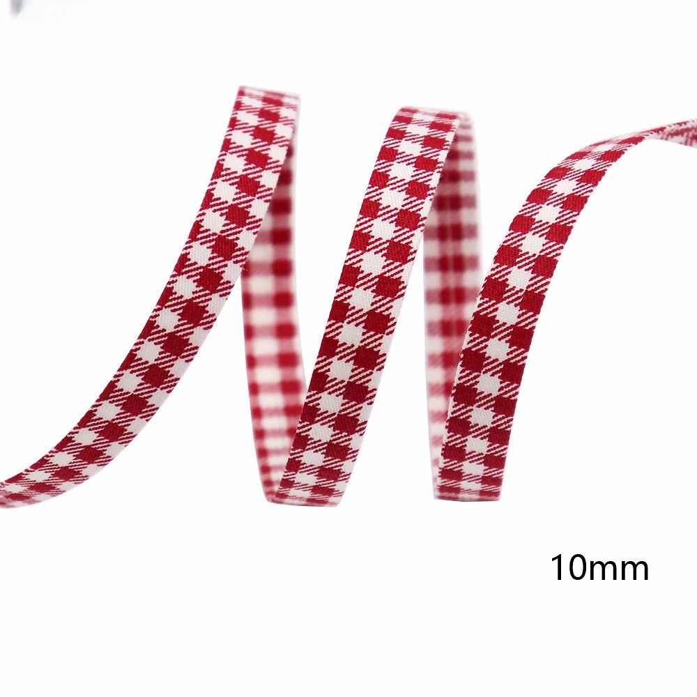 Title 14, Diy Fashion Fresh Grid Edge-covered Cloth Strip...