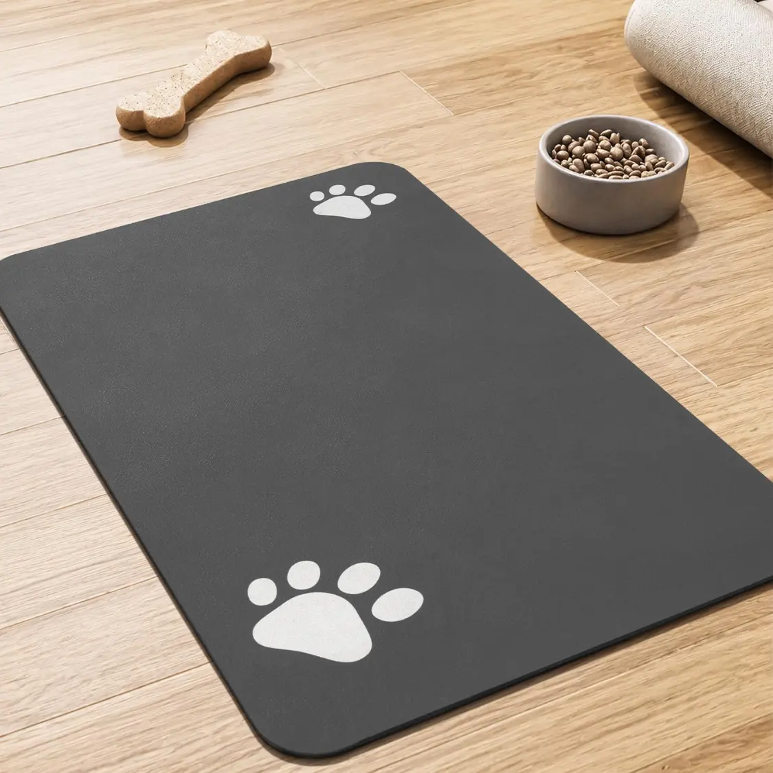 Pet Feeding Mat-Absorbent Dog Mat