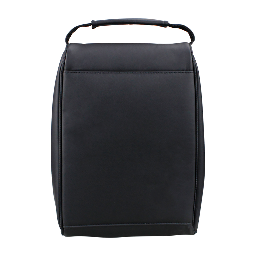 Golf Shoe Bag For Men PU Dust-Proof Storage Organizer Zippered Bag Dust-Proof Storage Organizer For Outdoor Travel Holiday