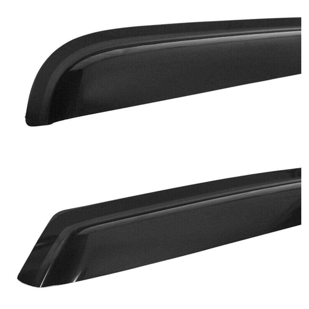 Fit 01-06 Chevy Silverado GMC Sierra Crew Cab Smoke Tinted Acrylic Window Visors