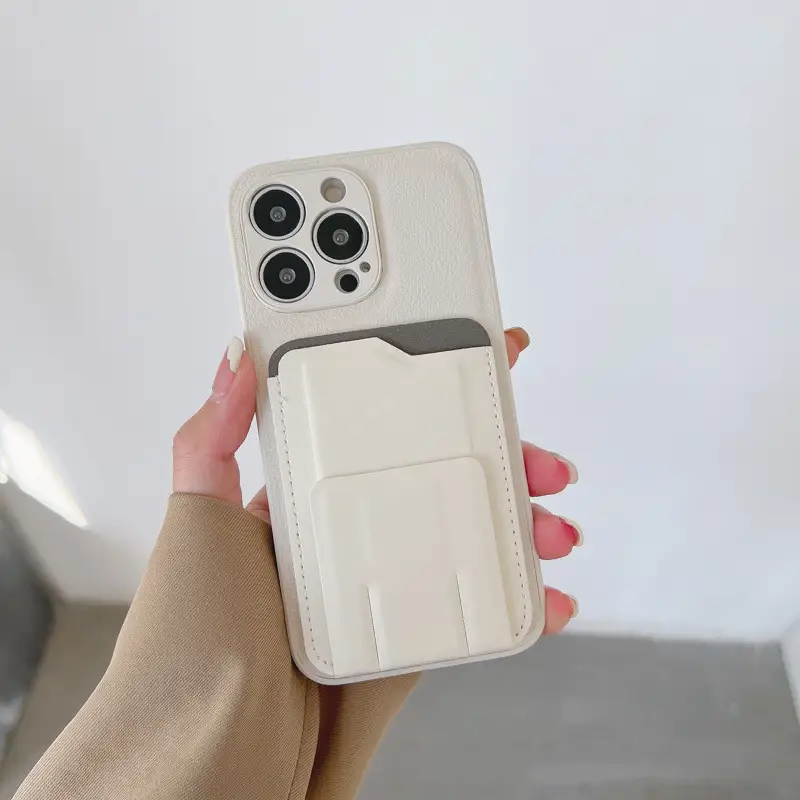 Card Holder Bracket Phone Case Leather Protection