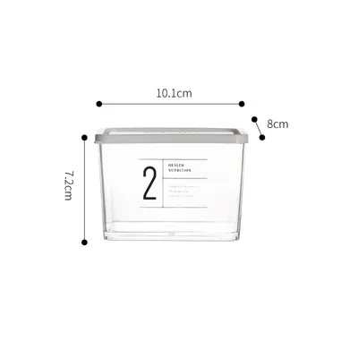 Grocery Tank Kitchen Creative Tea Storage Box 380Ml Number2 - Shop at LoveMi