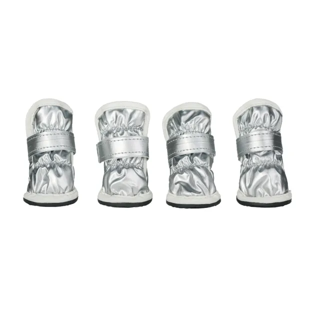 Winter Pet Dog Shoes Teddy Bichon Schnauzer Small Dog Dog Snow Boots Waterproof And Antifreeze Foot Cover Gray - Shop at LoveMi