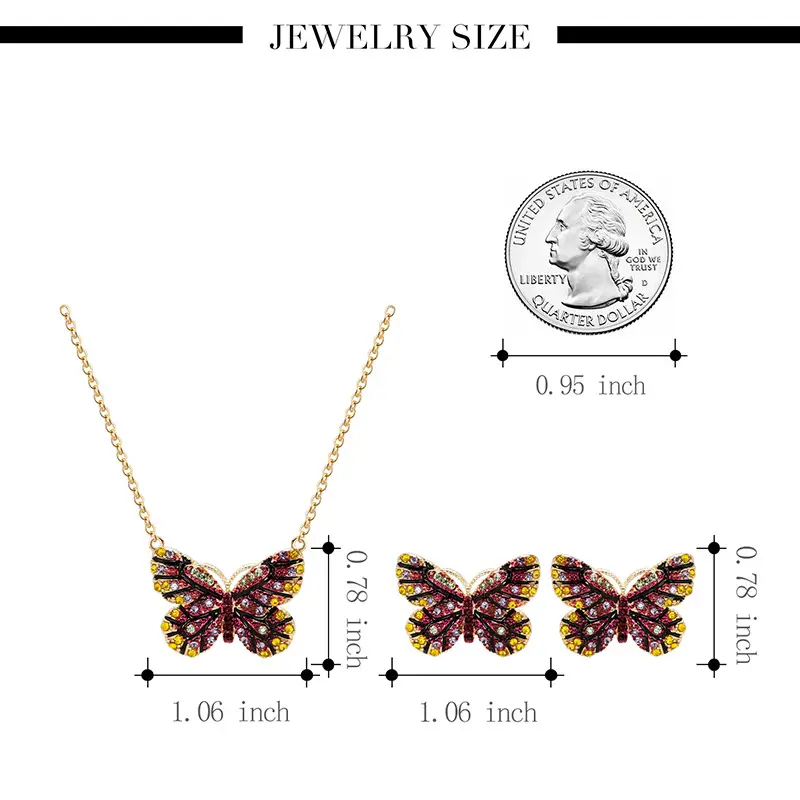 Ethnic Style Necklace Earrings Exquisite Two