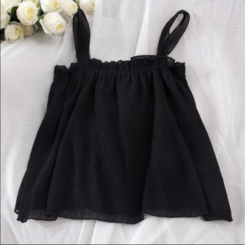 Camisole Women's Outer Wear Loose Short Chiffon