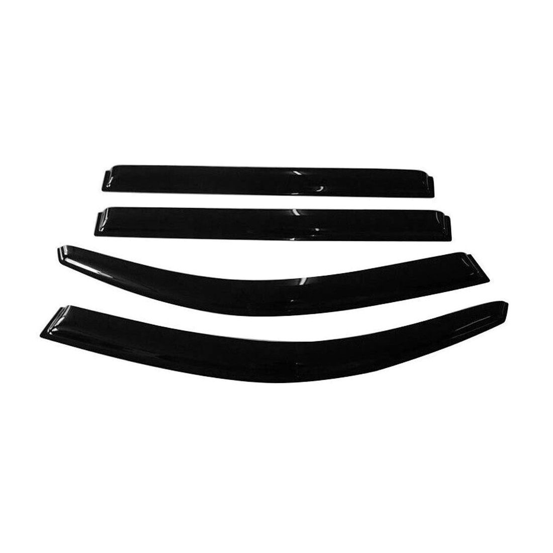 For Highlander 08-13 T Oyota Highlander Window Visors Rain Sun Guard Vent 4Pc Set