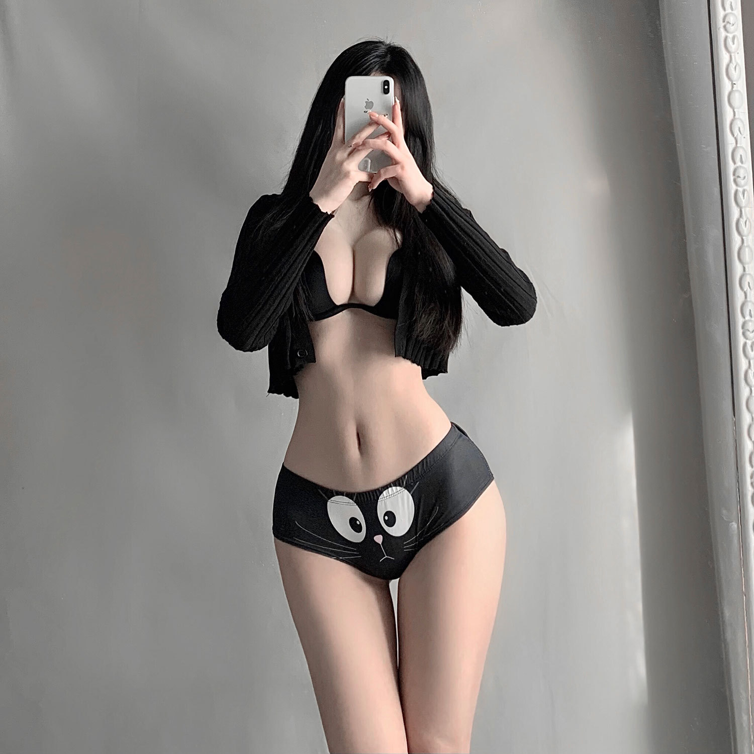 Title 4, Three-dimensional Cat Ears Cartoon Girl Underwear