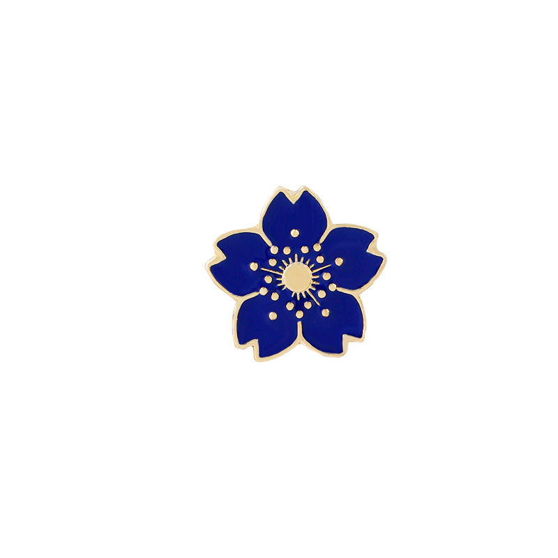 Cartoon Sakura Cute Brooch Clothes Bag Accessories Blue - Shop at LoveMi