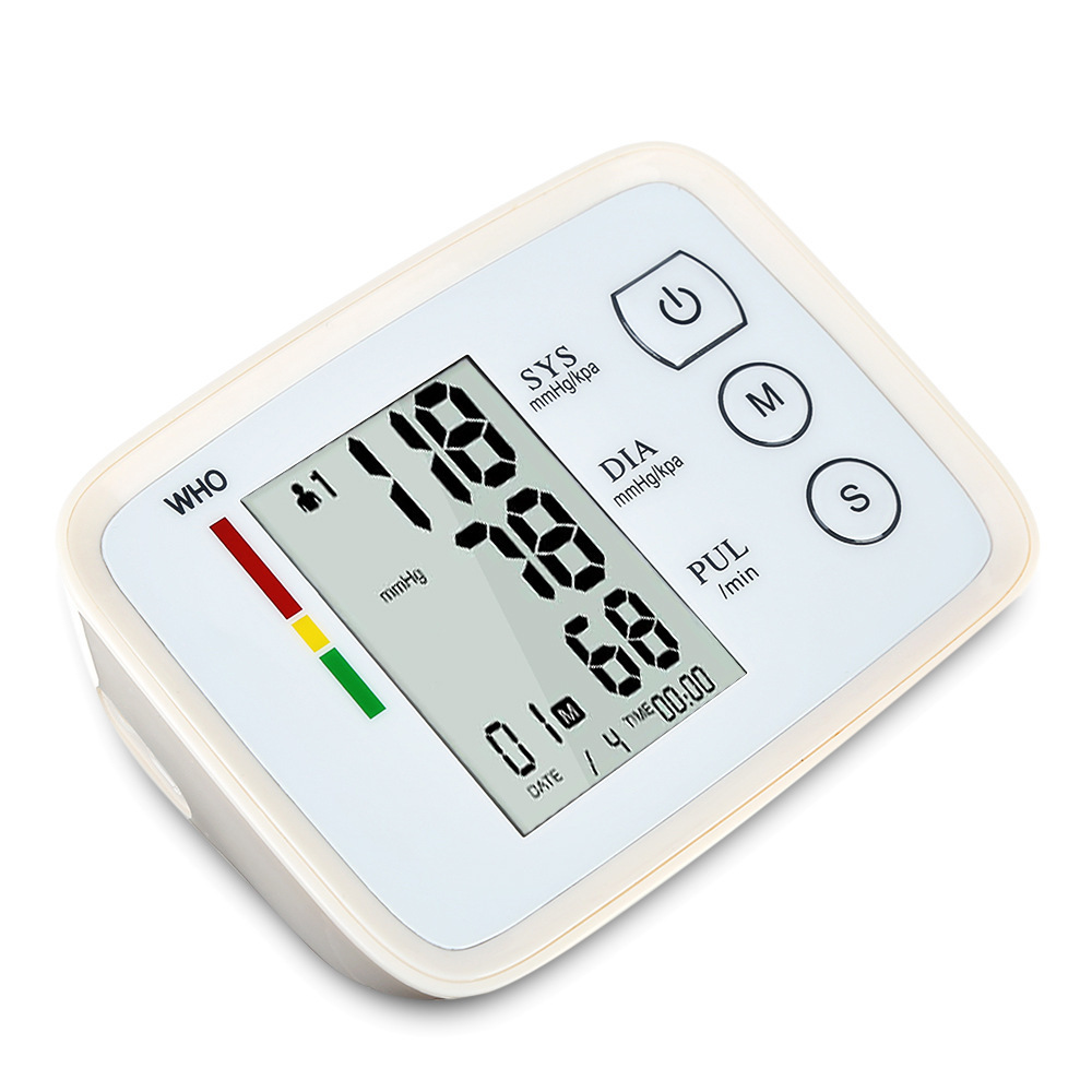 Burstometry Meter Digital Arm Blood Pressure Test Kit Cuff Sensor Monitor BP Automatic ...
