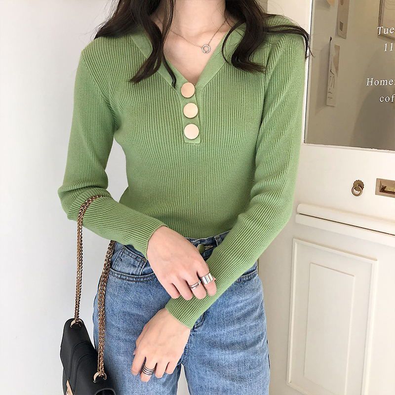 Title 4, Knitted Plus Size New Korean Style Slim Fit Swe...