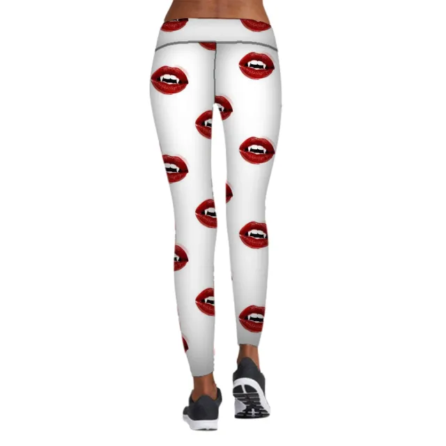 Printed Leggings Halloween Sports Yoga Pants High Stretch Pencil Pants 10Style S - Shop at LoveMi