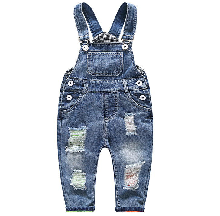 Title 1, Jungen Mode Einfache Denim Latzhosen Bequem und...