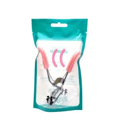 Carbon Steel Bitstock Eyelash Curler Bags Plastic Handle Aid Beauty Tools - Pink Blue Envelope Bag - View 1