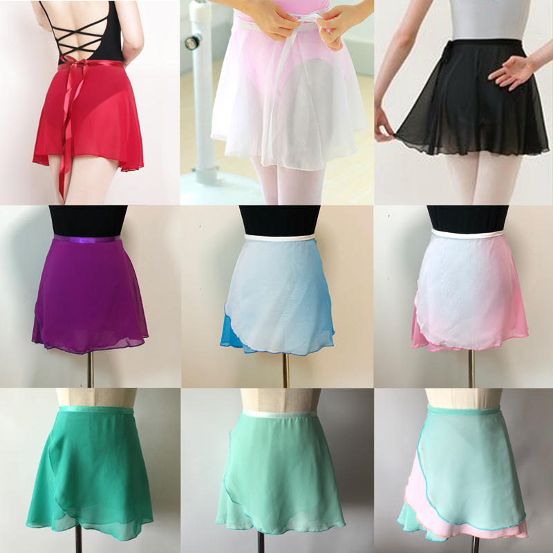 Adult Children Chiffon Skirt Dance Practice Clothes