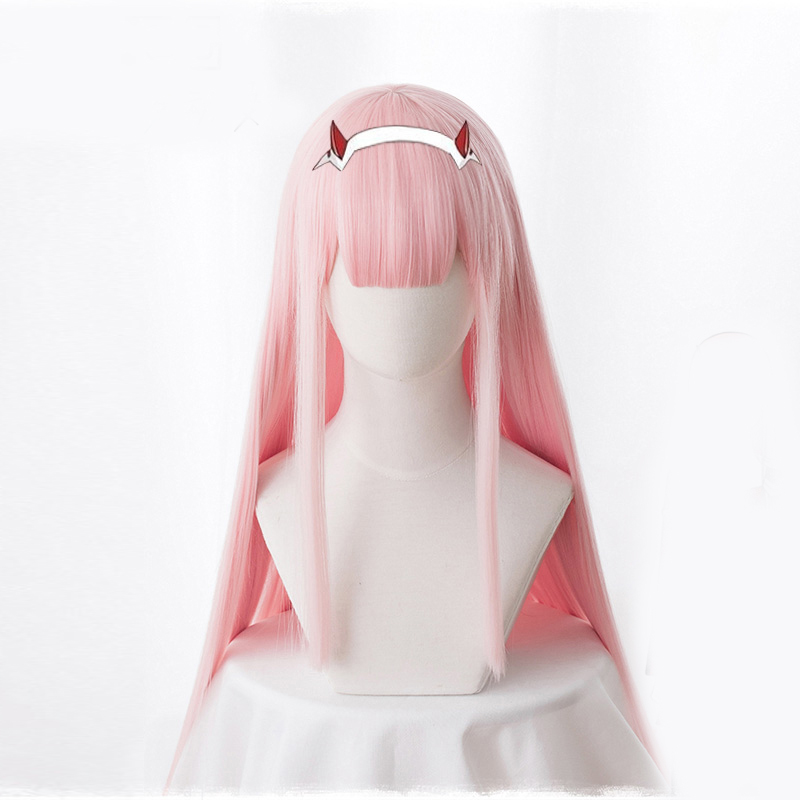 Women's Solid Color Simple Cosplay Wig — foto 4