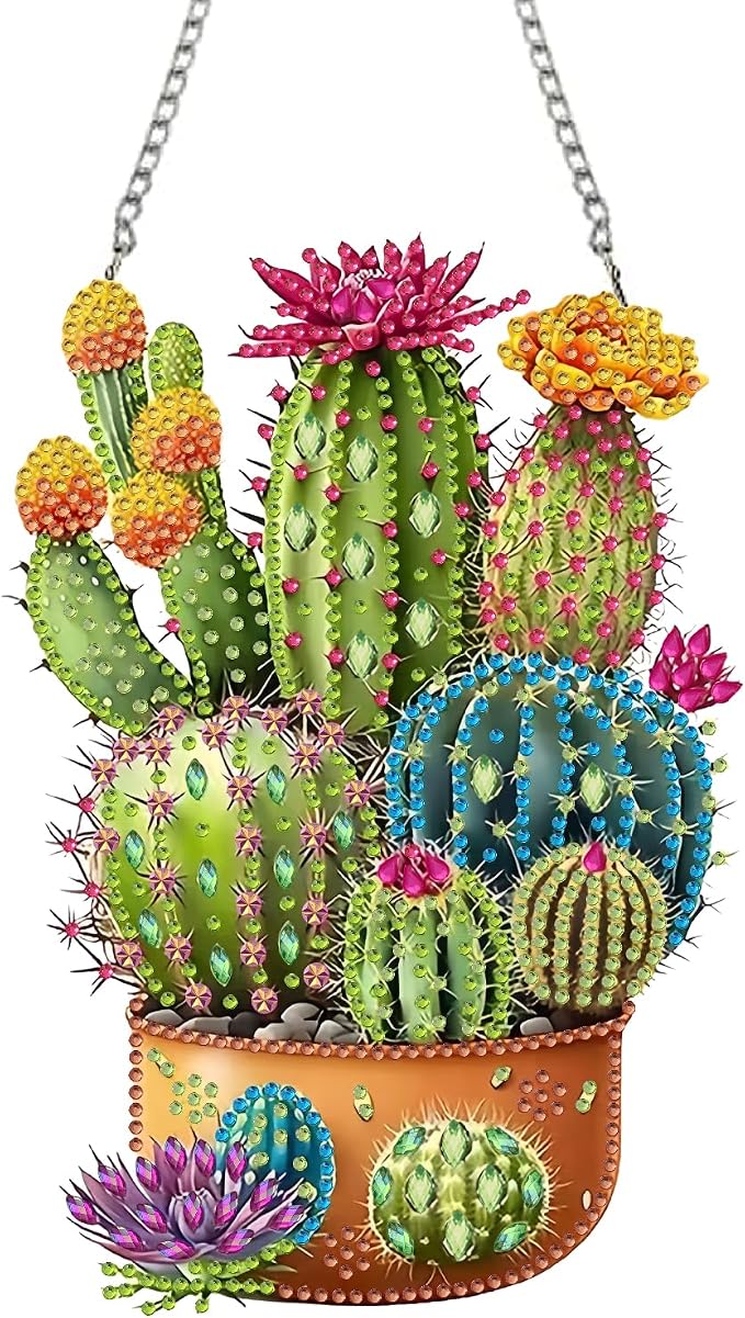 Cactus 5D Diamond Painting Kit For Adults