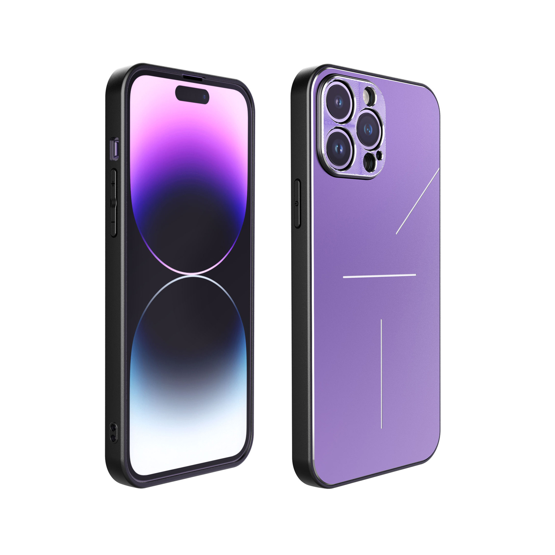 New Ultra-thin Frosted Metal Back Phone Case - Image 6