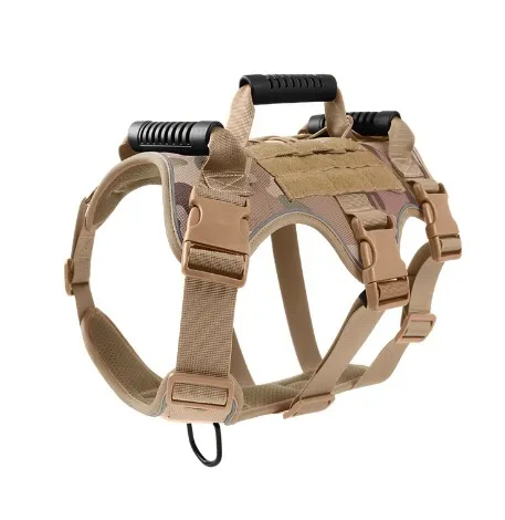 Pet Dog Anti breakaway And Anti rush Reflective Breathable Chest Harness For Walking Medium And Large Dogs, Tactical Chest Harness Camouflage - Shop at LoveMi