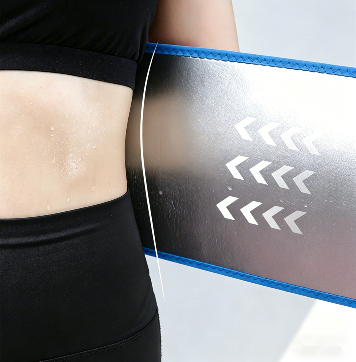 Sweat & Slim Waist Trimmer Belt - Reduce Tummy Size & Burn Fat Effectively — image 2