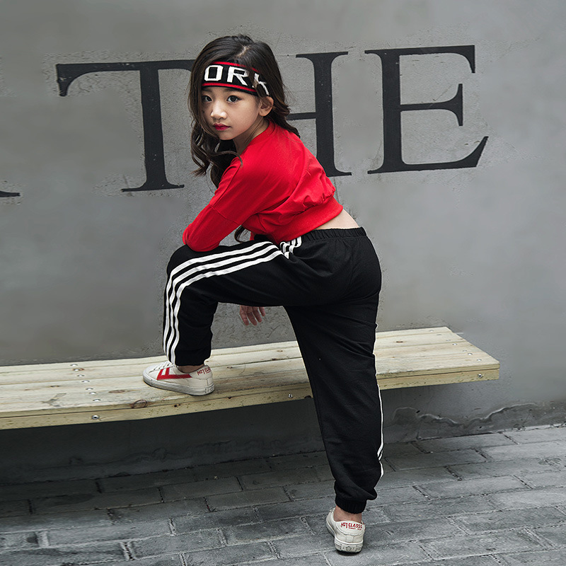 Children's Hip-hop Suit Women's Hip-hop Long-sleeved Loose Sweater