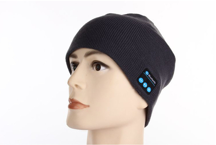 Title 1, Wireless Bluetooth Knitted Hat Calls Music Stereo