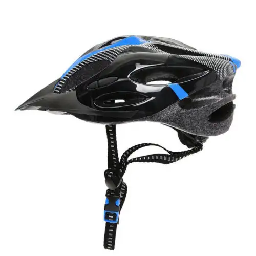Carbon Fiber Texture Split Helmet Mountain Bike Hat
