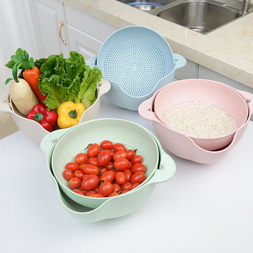 Title 5, Multi-purpose Kitchen Drain Basket Bowl Double-...