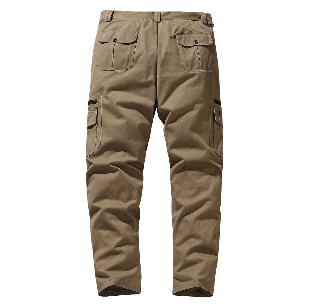 Multi-pocket Spring And Summer Large Military Style Straight Pants