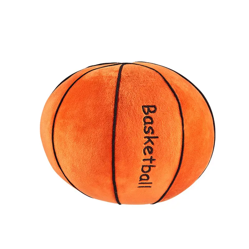 Creative Football Form Cushion For Leaning On Holds Pillow Winter Plush