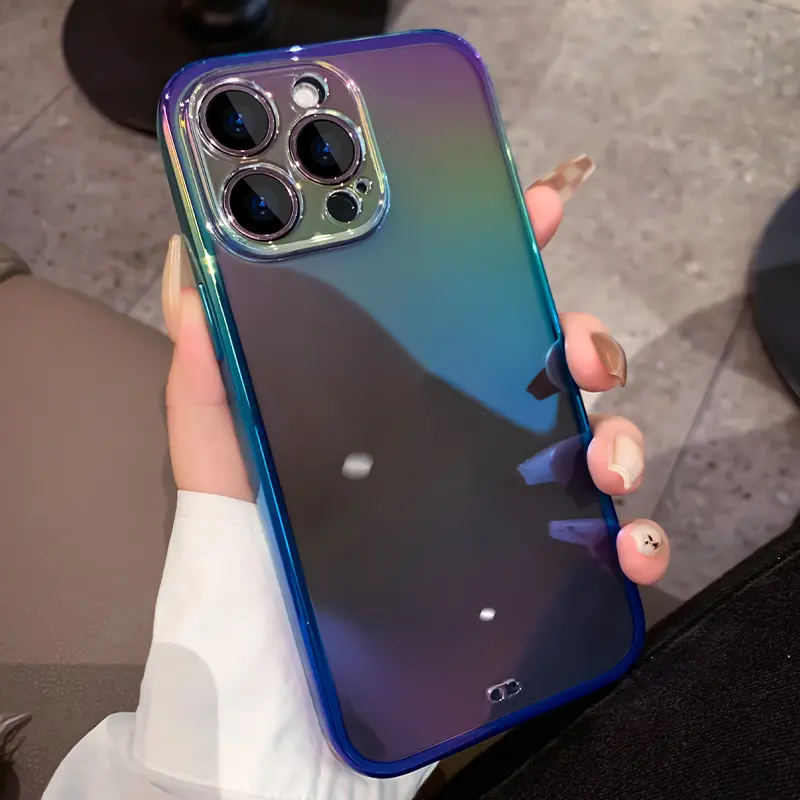 Laser Colorful Purple Mobile Phone Case
