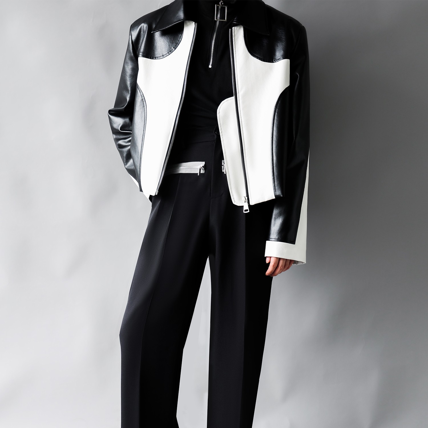 Autumn And Winter Advanced Design Sense Gang Handsome Pu Leather Jacket