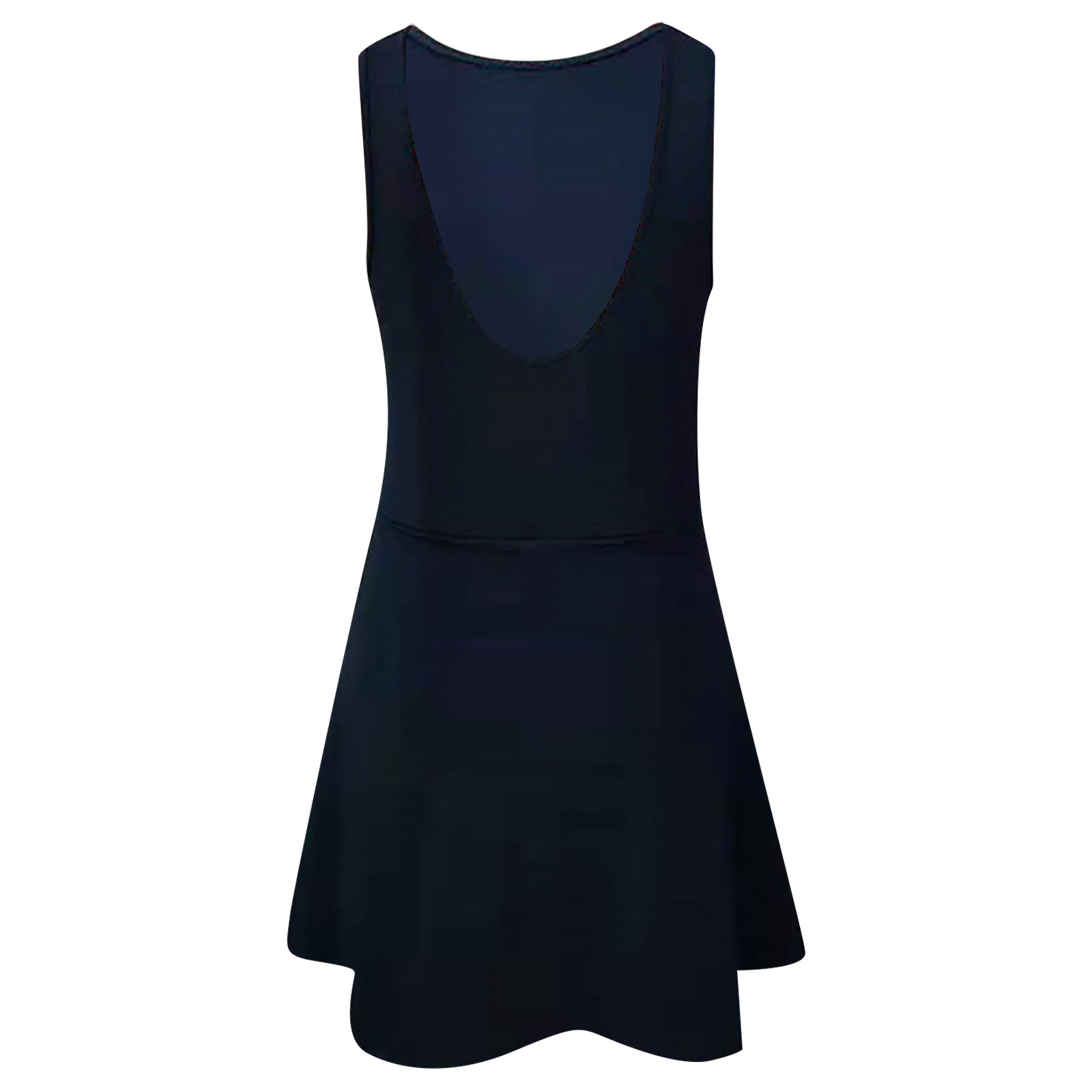 فستان يوغا قطعة واحدة مفتوح الظهر بشكل حرف U