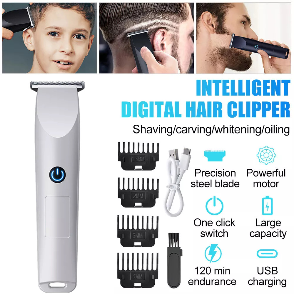 Men's Electric Beard Shaver Trimmer Razor Rechargeable Hair Shaving Machine USB — image 7