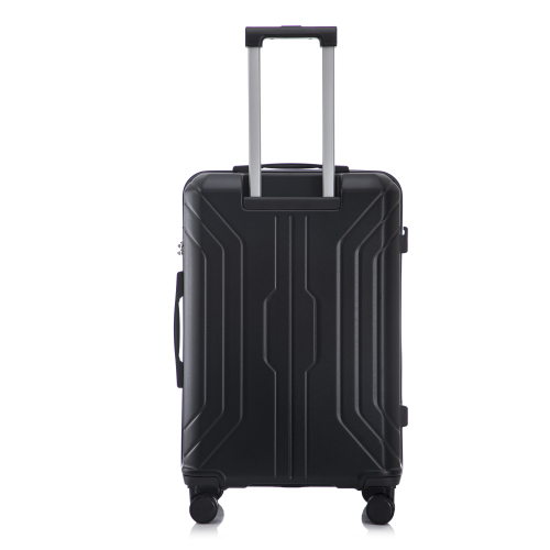 20  24  28  3 Pcs  Set In ABS Spinner Wheel Luggage, Carry On Suitcase, Matching Color, TSA Combination Lock