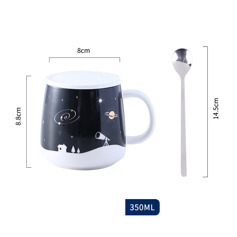 Title 2, Creative Starry Phone Holder Mug