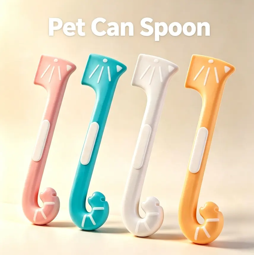 Multifunctional Cat Can Spoon, Long Handle Pet